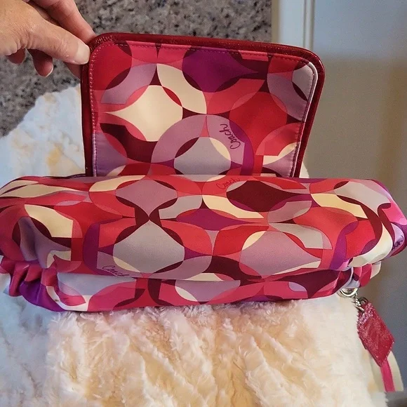 Coach Kalideoscope Pink Multicolor Geometric Shoulder Bag Crossbody 14736 - Picture 15 of 16